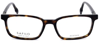 Safilo Lastra 03 086 Occhiali Da Vista Tartarugatishell Per Uomo (solo Montatura) In Brown