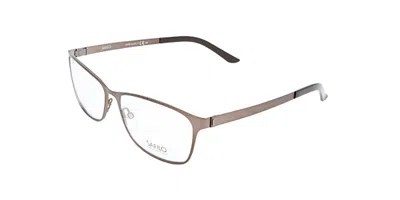 Safilo Sa 6022 P0f Women's Glasses Brown Size 55 - Free Lenses - Blue Light Block Available In Semi Matte Dark Brown