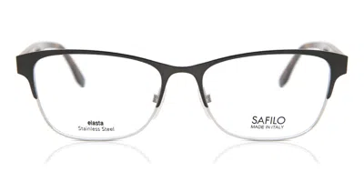 Safilo Sa 6034 Gsp Women's Glasses Grey Size 54 - Free Lenses - Blue Light Block Available In Dark Grey