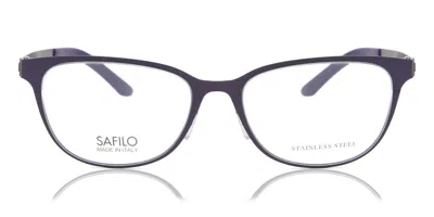 Safilo Sa 6045 Qch Women's Glasses Purple Size 51 - Free Lenses - Blue Light Block Available In Matte Purple
