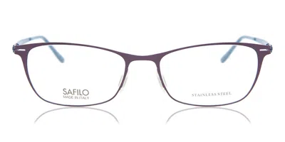 Safilo Sa 6051 11m Women's Glasses Purple Size 52 - Free Lenses - Blue Light Block Available In Matte Purple