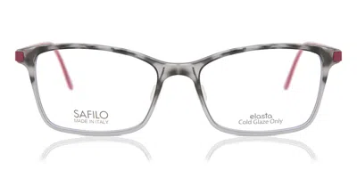 Safilo Sa 6053 12d Women's Glasses Grey Size 51 - Free Lenses - Blue Light Block Available In Tortoise,grey