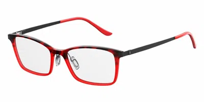 Safilo Sa 6053 12k Women's Glasses Red Size 51 - Free Lenses - Blue Light Block Available In Tortoise,red