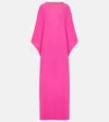 Safiyaa Amarella Crystal-embellished Crêpe Gown In Pink