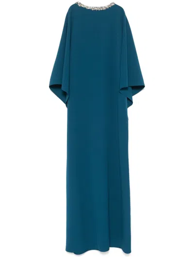 Safiyaa Amarella Gown In Blue