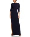 Safiyaa Amaris Column Gown In Black