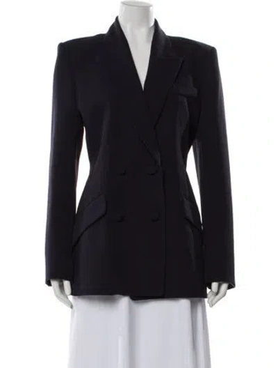 Pre-owned Safiyaa Blazer In Blue