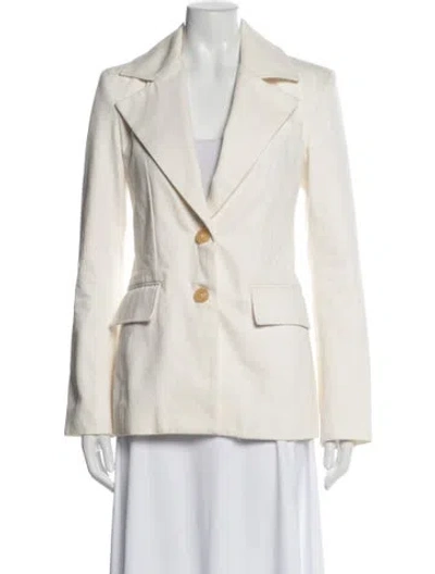 Pre-owned Safiyaa Blazer In Neutral