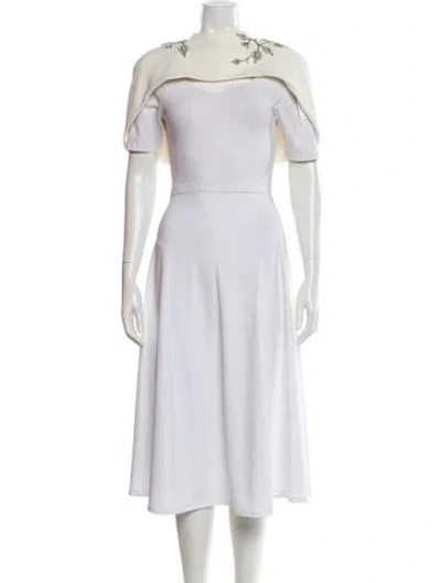 Pre-owned Safiyaa Bolero In Neutral
