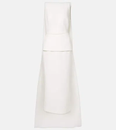 Safiyaa Cemile Midi Dress In White