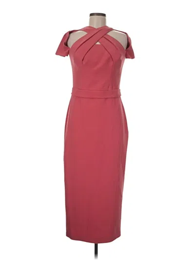 Pre-owned Safiyaa Cocktail Dress In Pink