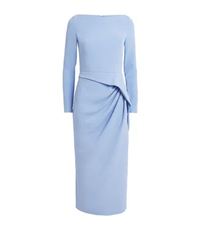 Safiyaa Craina Midi Dress In Carolina Blue