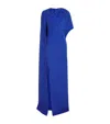 Safiyaa Crepe Contessa Cape Gown