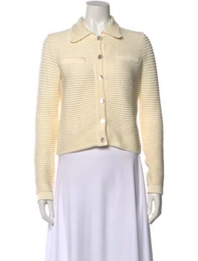 Pre-owned Safiyaa Crew Neck Sweater In Neutral