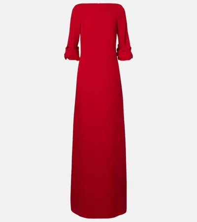 Safiyaa Danica Crêpe Gown In Red