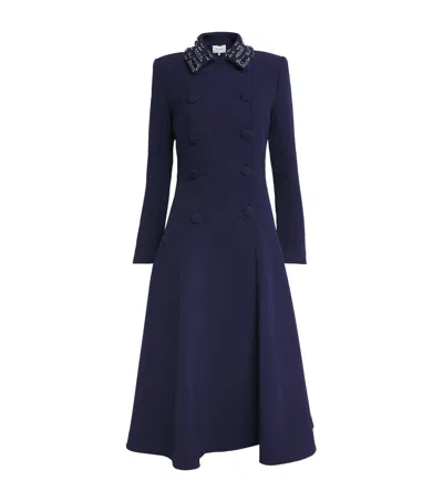 Safiyaa Double-breasted Lucilla Jacket In Navy