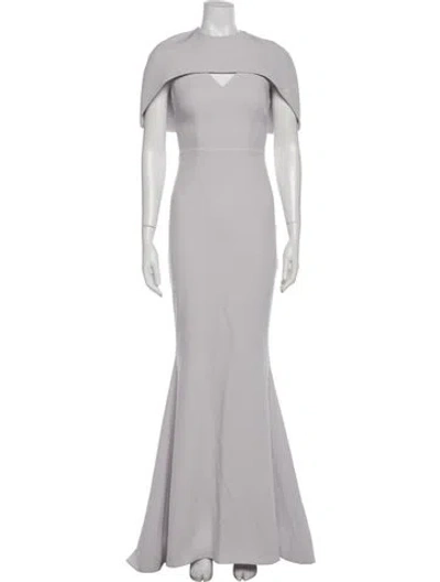 Pre-owned Safiyaa Dress In Gray