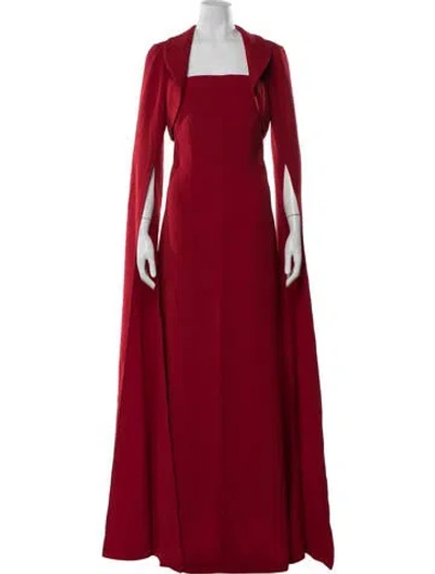 Pre-owned Safiyaa Dress Set In Red