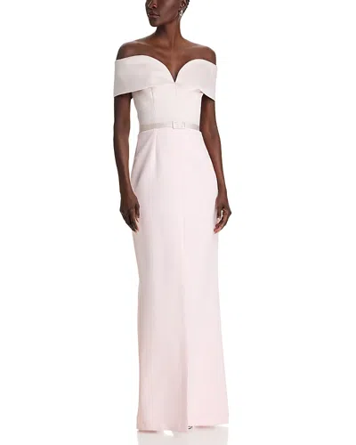 Safiyaa Ebren Long Dress In Barely Pink