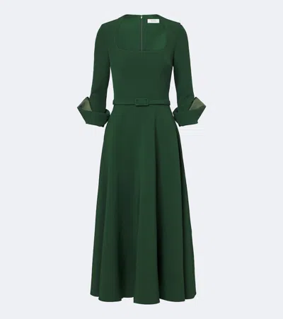 Safiyaa Ellis Crêpe Cocktail Dress In Green