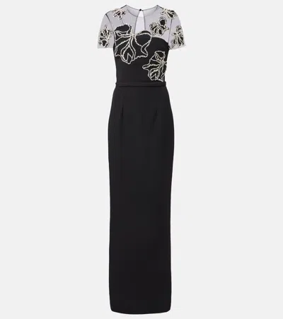 Safiyaa Crepe Embellished Solani Gown