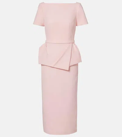 Safiyaa Flaminella Midi Dress In Pink