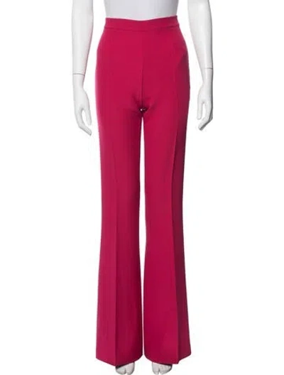Pre-owned Safiyaa Flared Pants In Pink
