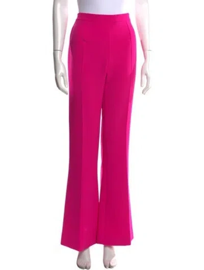 Pre-owned Safiyaa Flared Pants In Pink