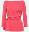 Safiyaa Gathered Blouse In Pink