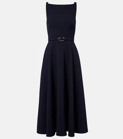 Safiyaa Ginny Crêpe Cocktail Dress In Blue