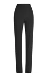 SAFIYAA GOLDIE STRETCH-CREPE STRAIGHT-LEG TROUSERS