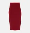 Safiyaa Hokoku Pencil Skirt In Red