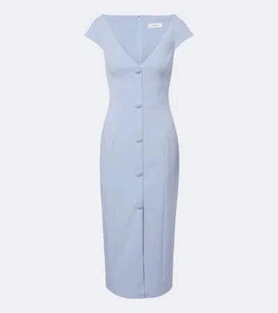 Safiyaa Klea Crêpe Cocktail Dress In Blau