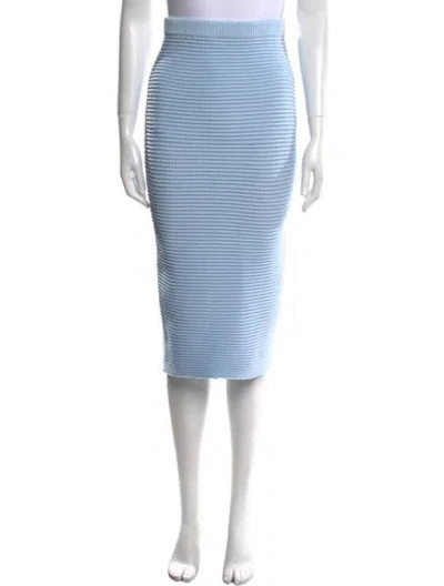 Pre-owned Safiyaa Knee-length Skirt W/ Tags In Blue