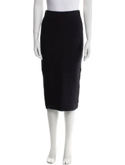 Pre-owned Safiyaa Knee-length Skirt W/ Tags In Blue