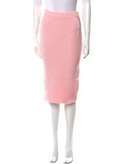 Pre-owned Safiyaa Knee-length Skirt W/ Tags In Pink