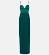 Safiyaa Leonal Gown In Green