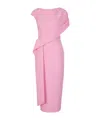 Safiyaa London Asymmetrical Design Dress In Pink