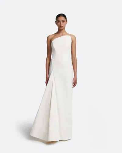 Safiyaa London Bengi Long Dress In Ivory