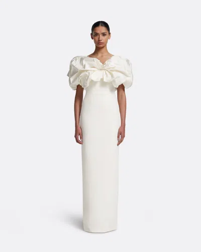 Safiyaa London Billie Long Dresses In Ivory