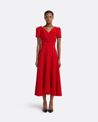 Cecilia Dresses In Cherry Red from Safiyaa