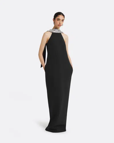 Safiyaa London Gocek Black Long Dress