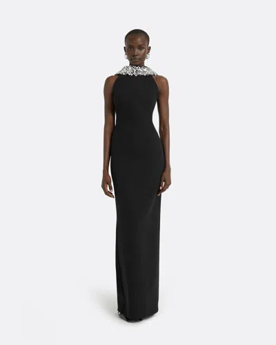 Safiyaa London Holli Black Long Dress