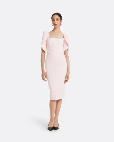 Safiyaa London Joan Barely Pink Midi Dress