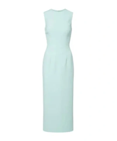 Safiyaa London Jodi Crêpe Midi Dress In Blue