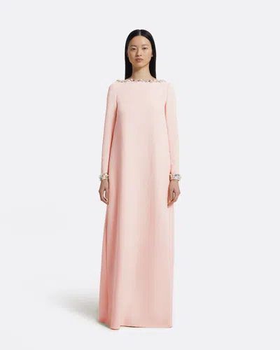 Safiyaa London Naimal Pale Pink Long Dress