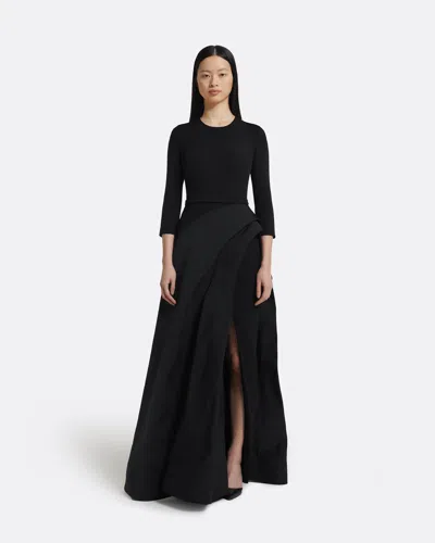 Safiyaa London Nala Long Dress In Black