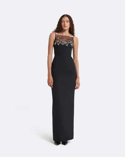 Safiyaa London Pelin Black Long Dress