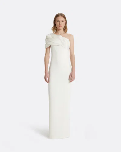 Portan Ivory Long Dress from Safiyaa