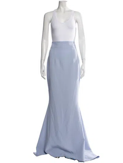Pre-owned Safiyaa Long Skirt W/ Tags In Blue